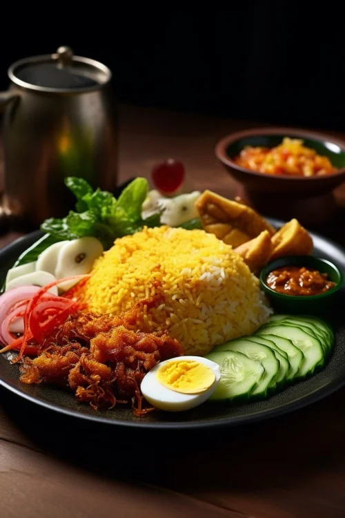 como hacer arroz indonesio amarillo o Nasi Kuning
